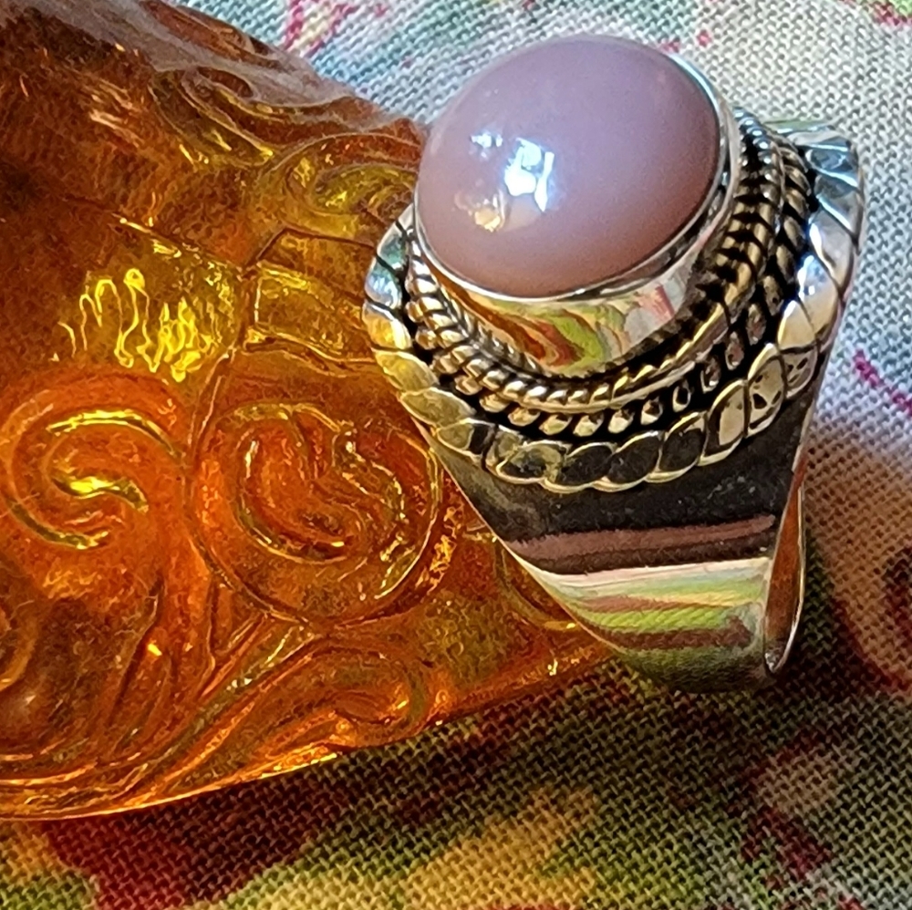 🌸 SS Pink Opal Ring - Picture 4 of 13